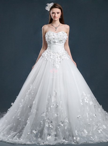 Abito da sposa fiori