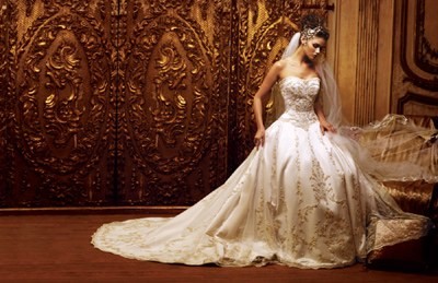 Abito da sposa oro