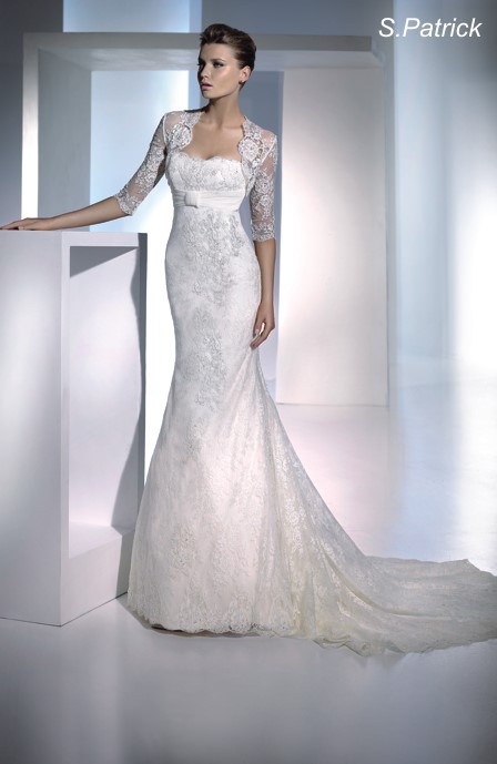 Abito sposa pizzo francese