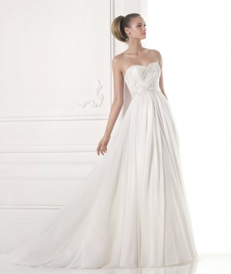 Abito sposa stile impero pronovias