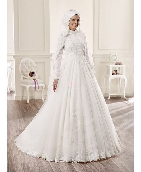 Vestiti da sposa maniche lunghe