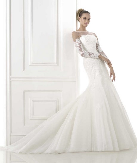 Vestiti da sposa maniche lunghe