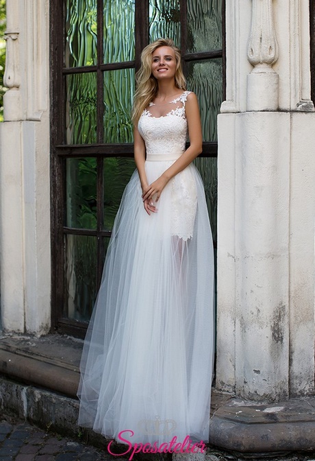 Abiti da sposa corti 2018