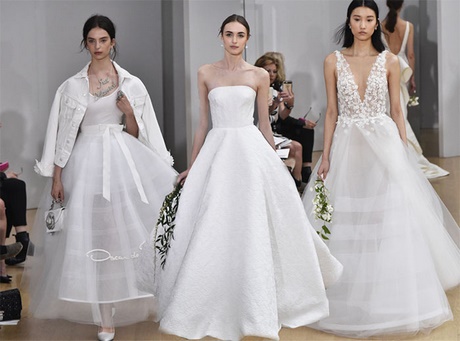 Oscar de la renta bridal 2018