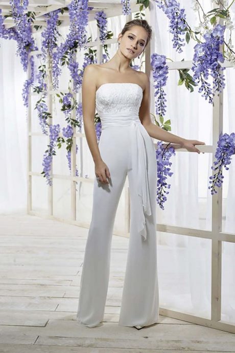 Abiti sposa pantaloni 2022