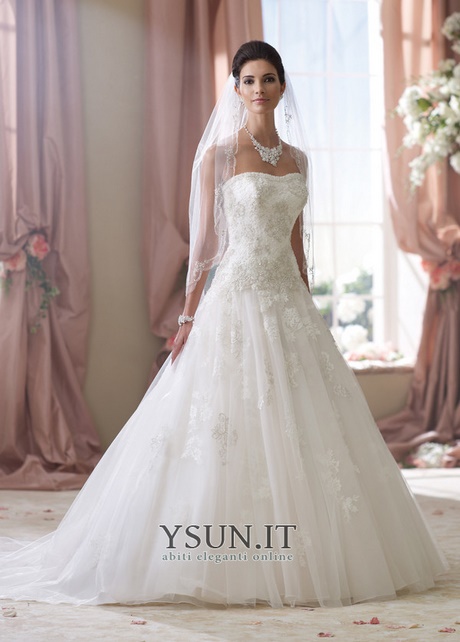 Vestiti da sposa pizzo francese