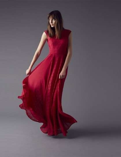 Vestito rosso pinko