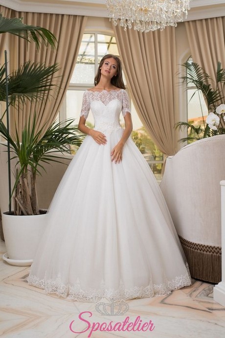 Abiti da sposa di pizzo 2019