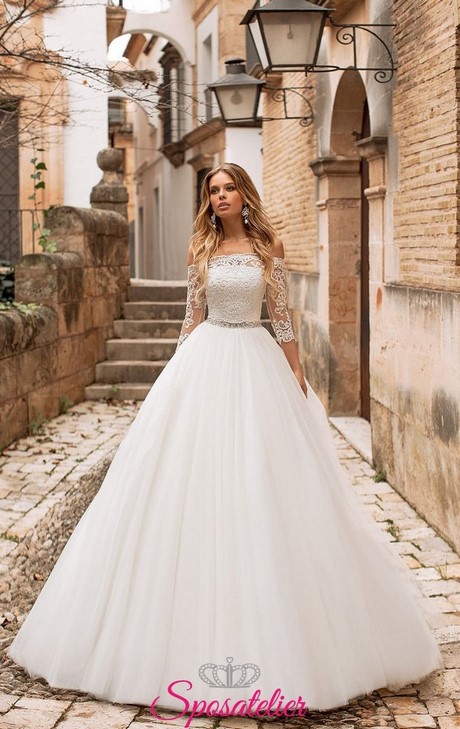 Abiti da sposa in pizzo francese 2019