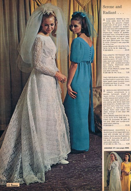 Abiti da sposa vintage anni 60