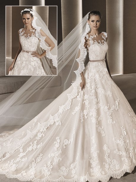 Abito da sposa in pizzo 2019