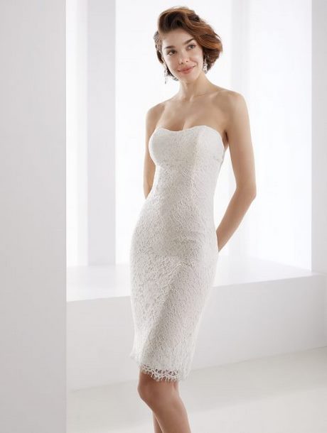 Vestito da sposa corto 2019