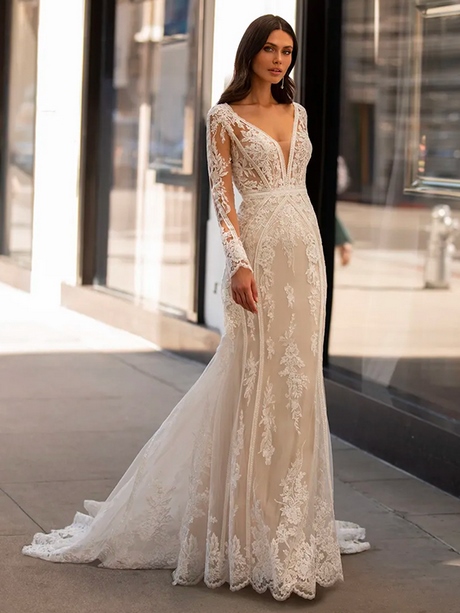 Abiti da sposa di pizzo 2021