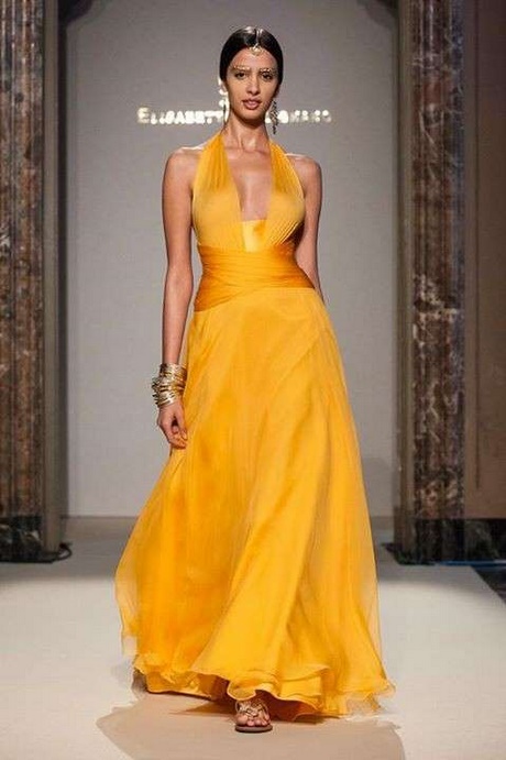 Abito da sposa giallo