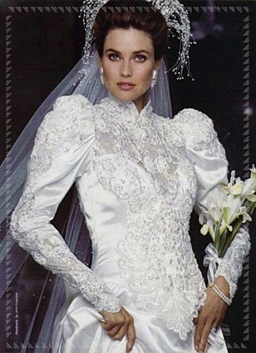 Vestiti da sposa anni 80