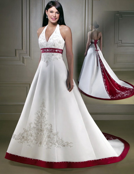 Abiti da sposa con rosso