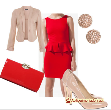 Accessori vestito rosso