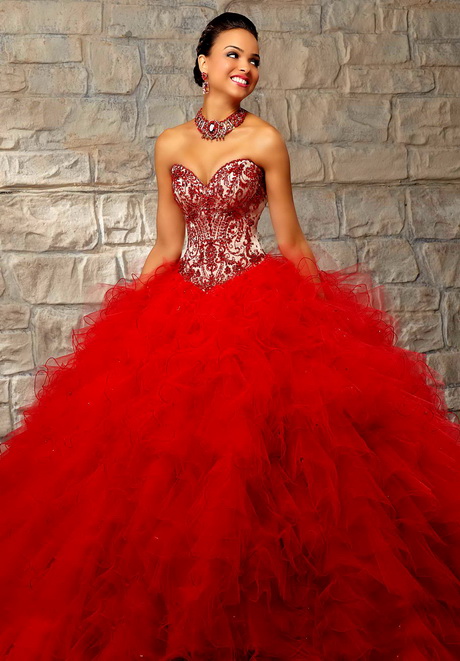 Vestito rosso da sposa