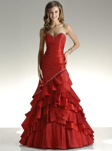 Vestito rosso da sposa