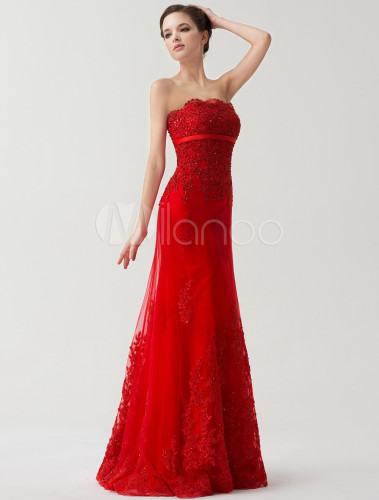 Vestito rosso elegante