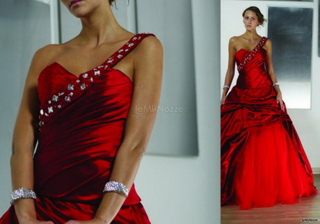 Vestito rosso matrimonio