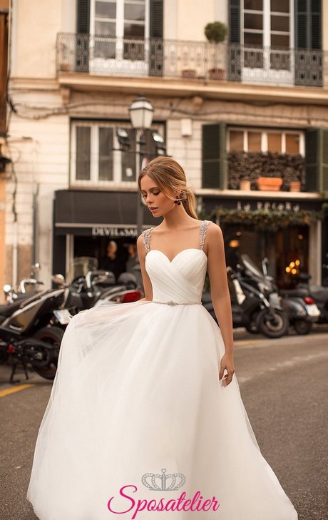 Abito da sposa svasato