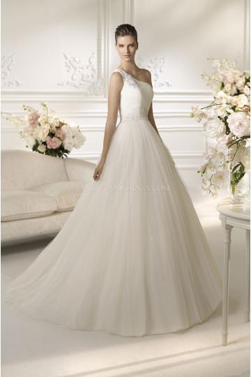 Vestito sposa monospalla