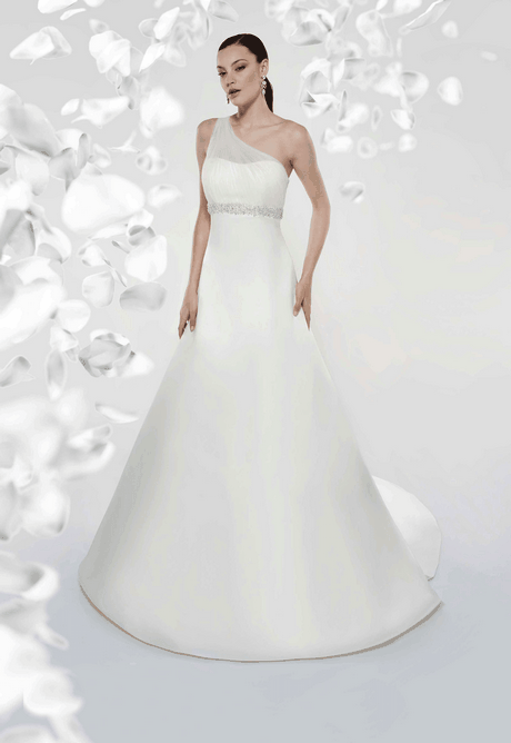 Vestito sposa monospalla