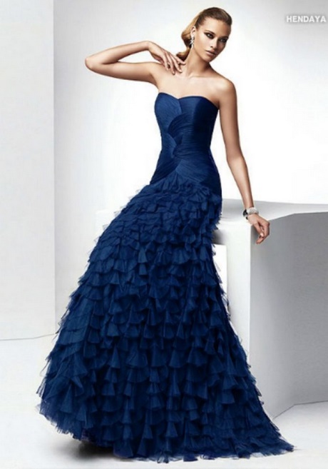 Abiti da sposa blu notte