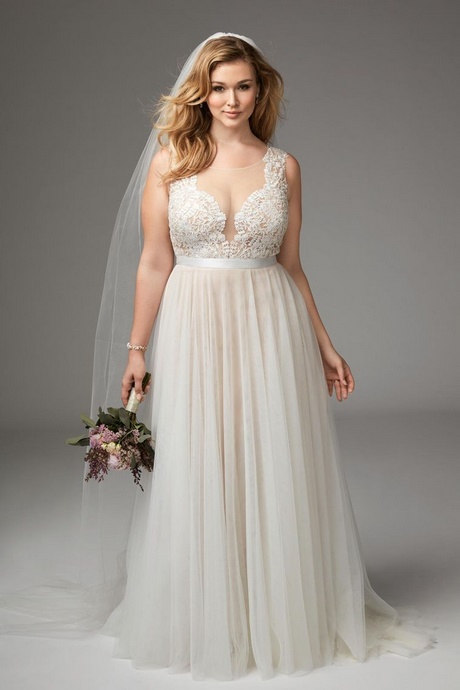 Abiti da sposa colorati taglie forti