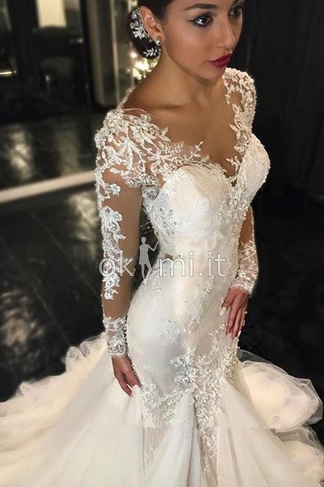 Abito da sposa scollo av