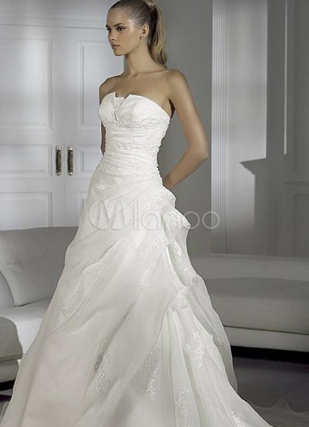 Abito sposa drappeggiato