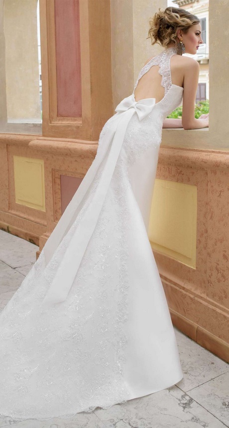 Abito sposa scollo americana