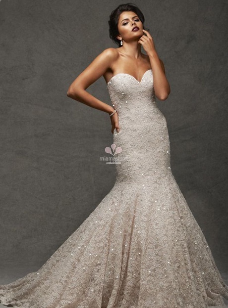 Abito sposa sirena swarovski