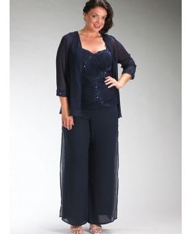 Tailleur pantalone da cerimonia taglie comode