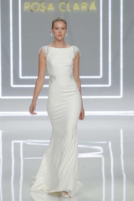 Vestito da sposa aderente