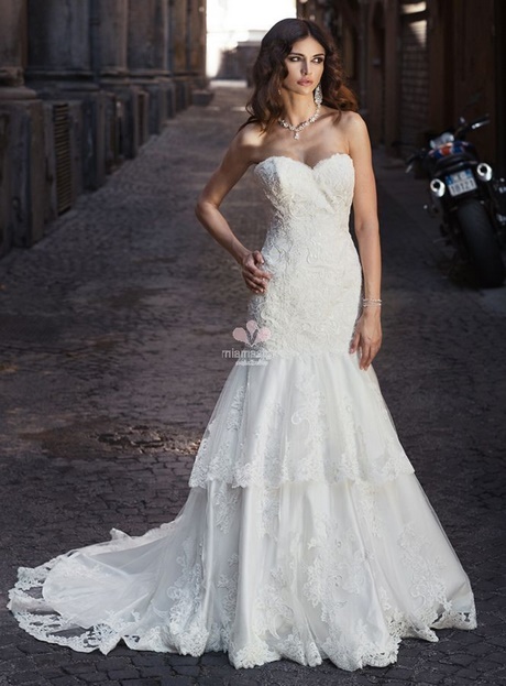 Vestito sposa pizzo sirena