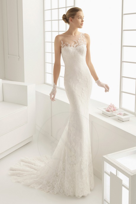 Vestito sposa sirena pizzo