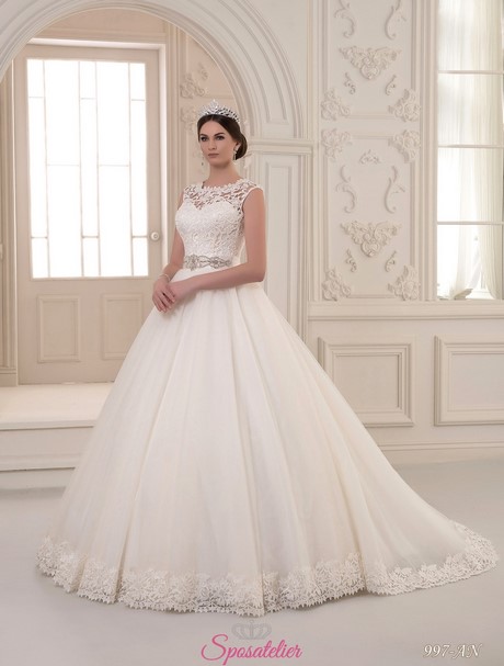 Abiti da sposa modello principessa