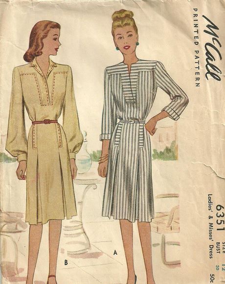 Vestiti vintage anni 40