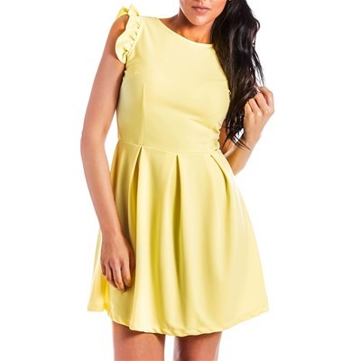 Vestito giallo donna