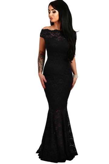 Vestito nero elegante donna