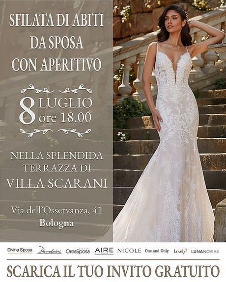 Splendidi abiti da sposa 2021