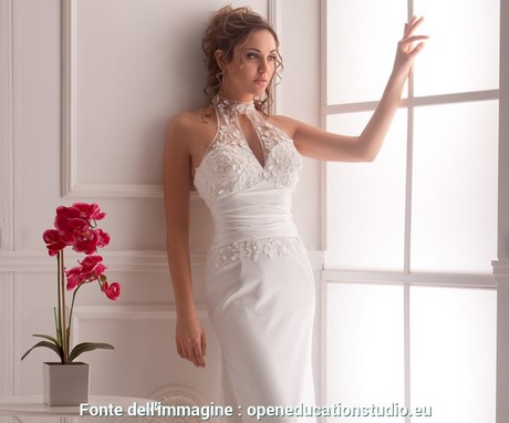 Abiti da sposa matrimonio civile estate