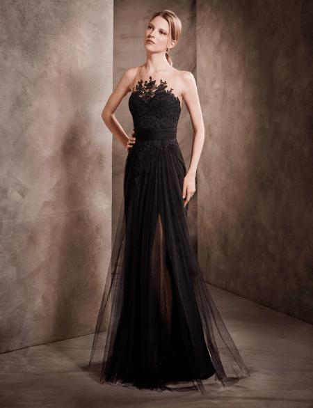 Vestito nero da sposa