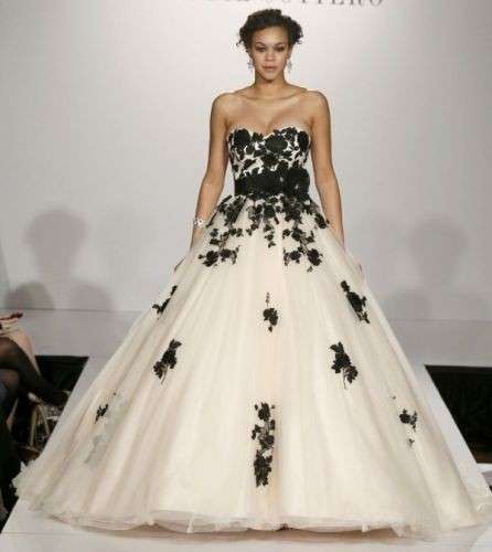 Vestito nero da sposa