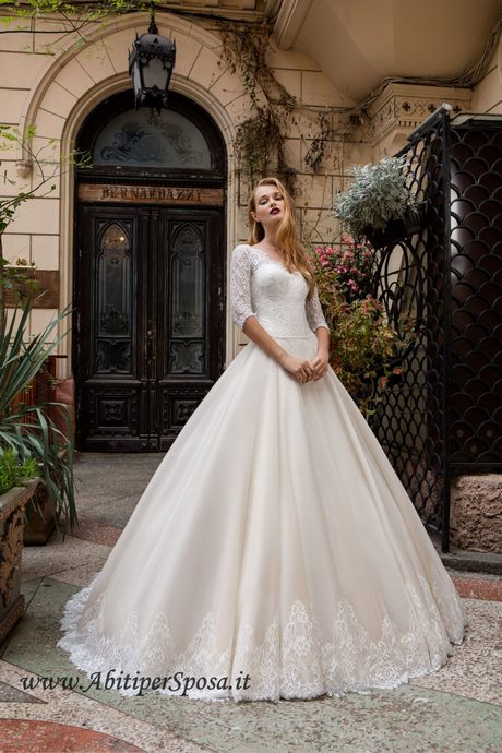 Abito da sposa largo