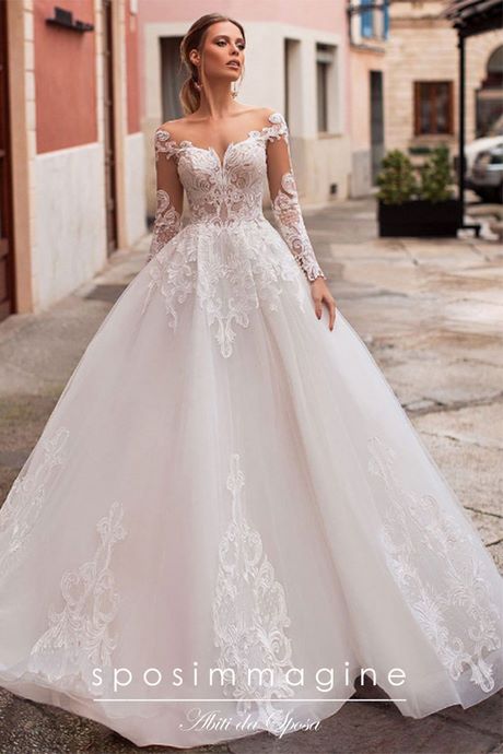 Vestiti da sposa gonna ampia