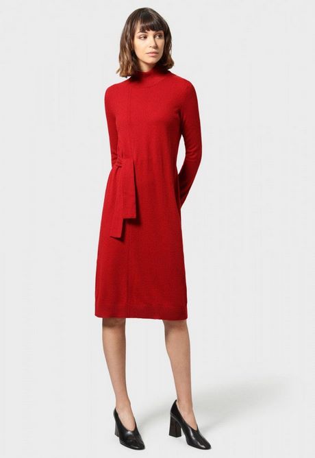 Vestito di lana rosso