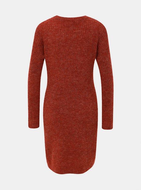 Vestito di lana rosso